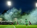 Flare smoke at Galway United