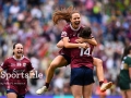 Olivia Divilly of Galway celebrate