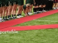 Niamh Ní Chonchúir of Kerry ties her laces